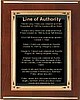 Priesthood Line of Authority Plaque 8x10